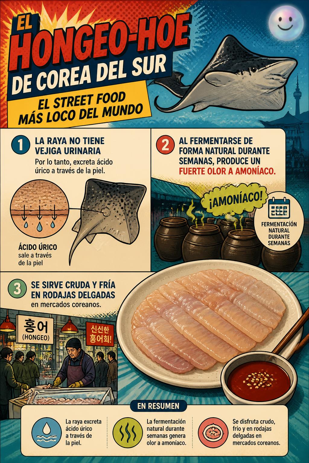 El hongeo-hoe de Corea del Sur