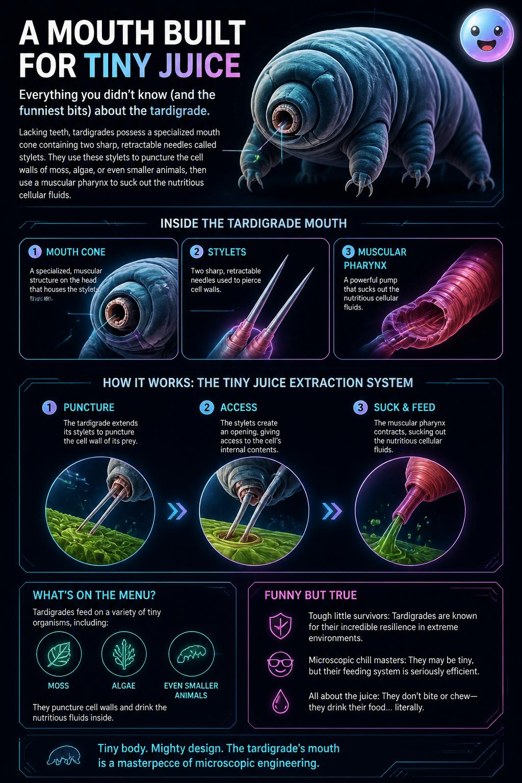 A mouth built for tiny juice
