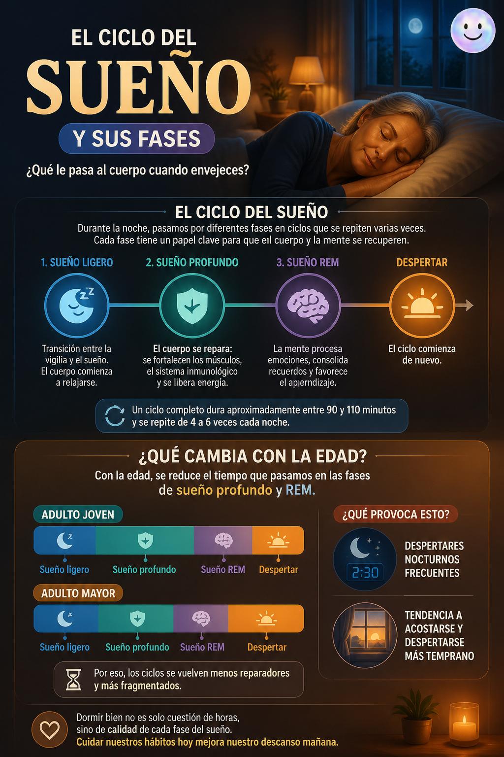 El ciclo del sueño y sus fases