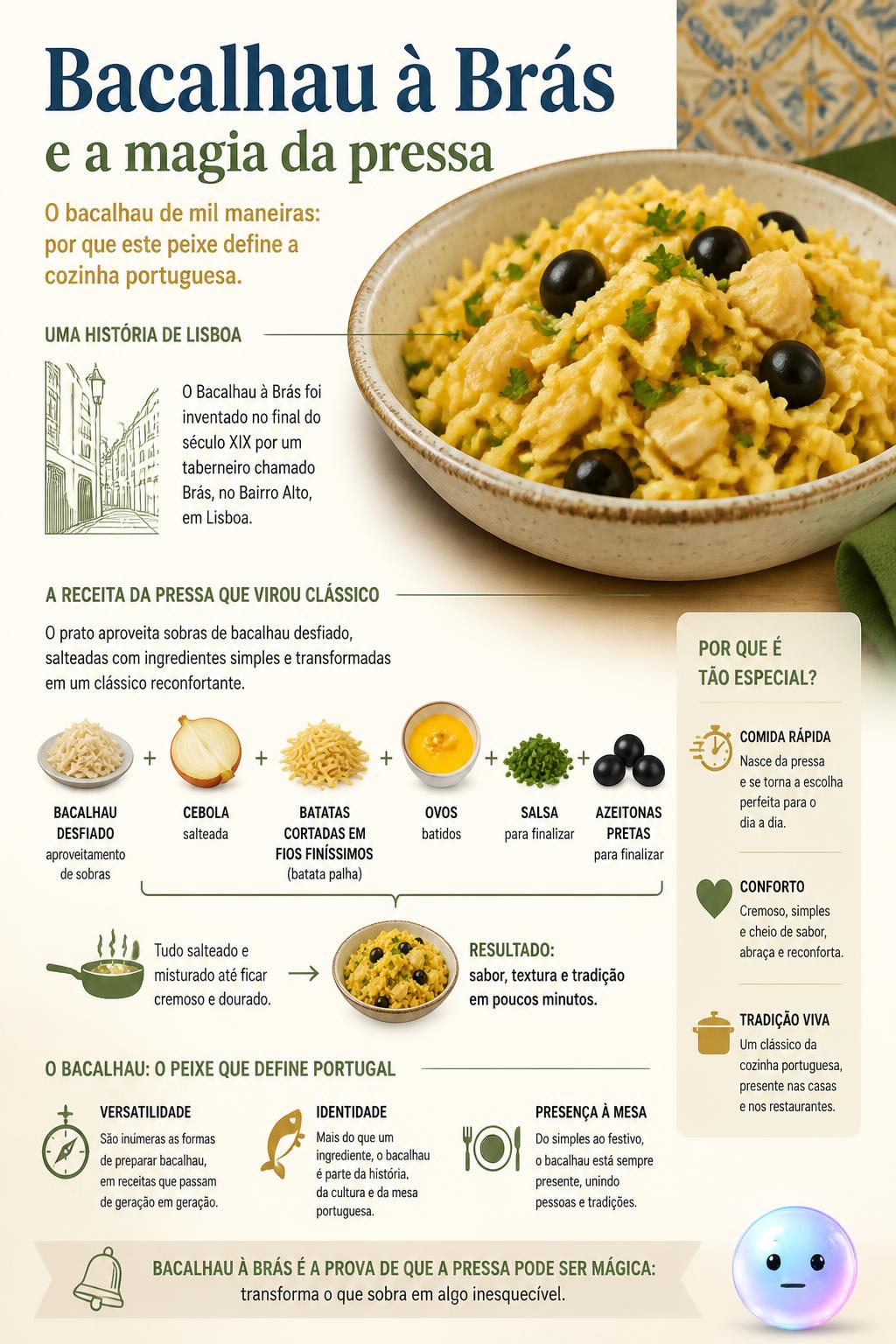 Bacalhau à Brás e a magia da pressa