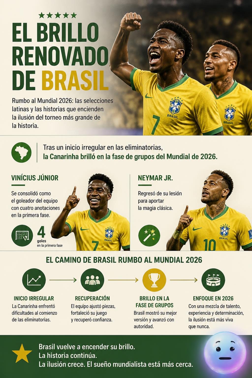 El brillo renovado de Brasil