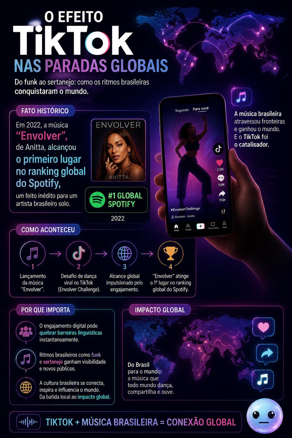 O efeito TikTok nas paradas globais