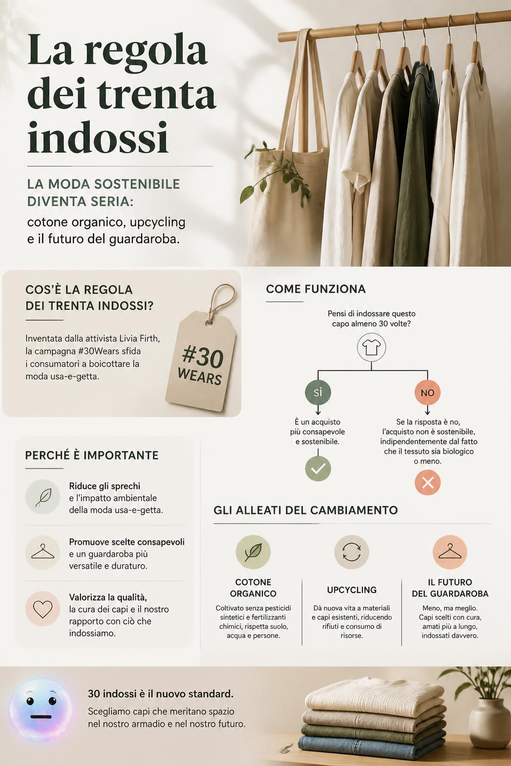 La regola dei trenta indossi