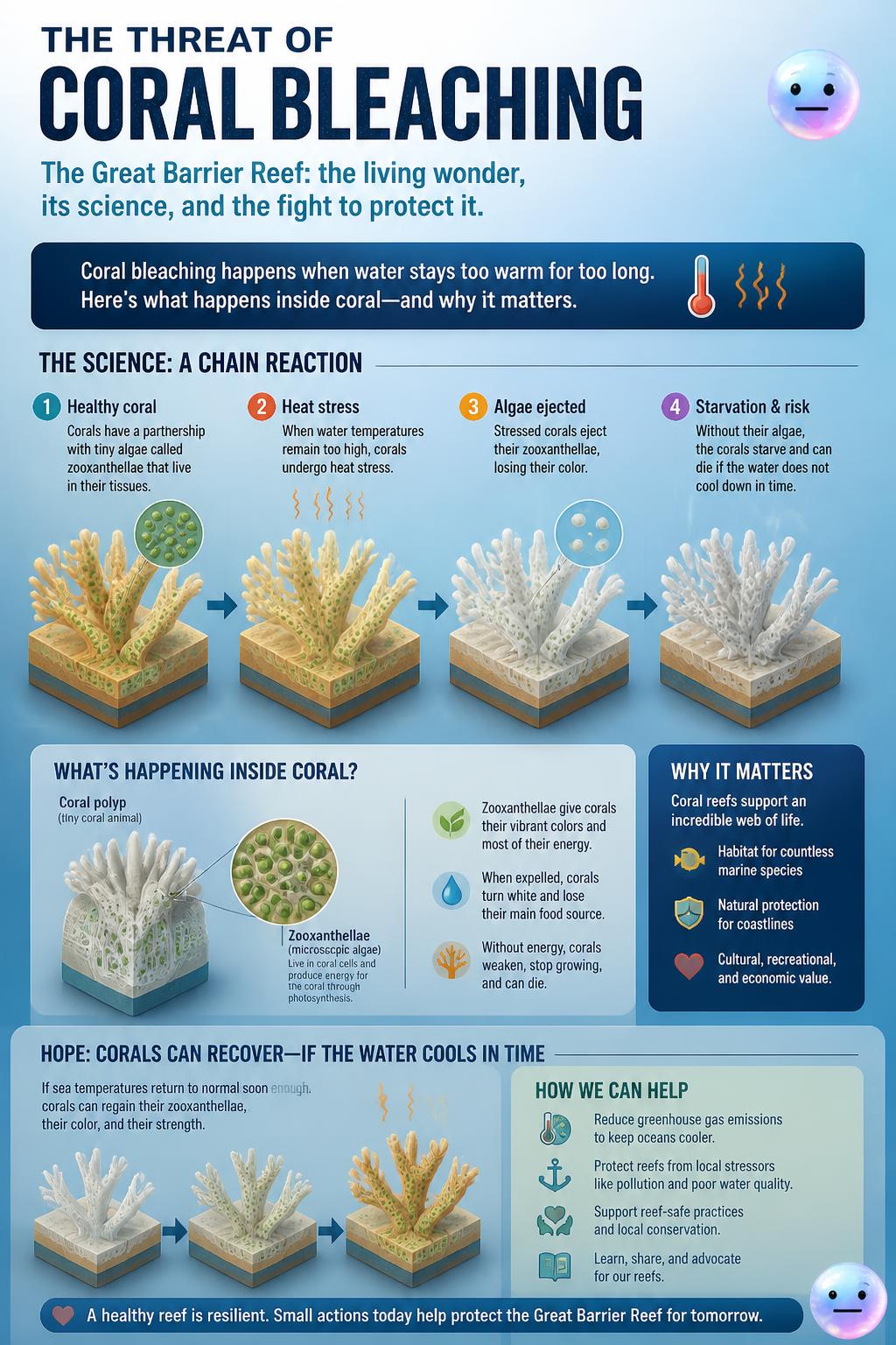 The threat of coral bleaching