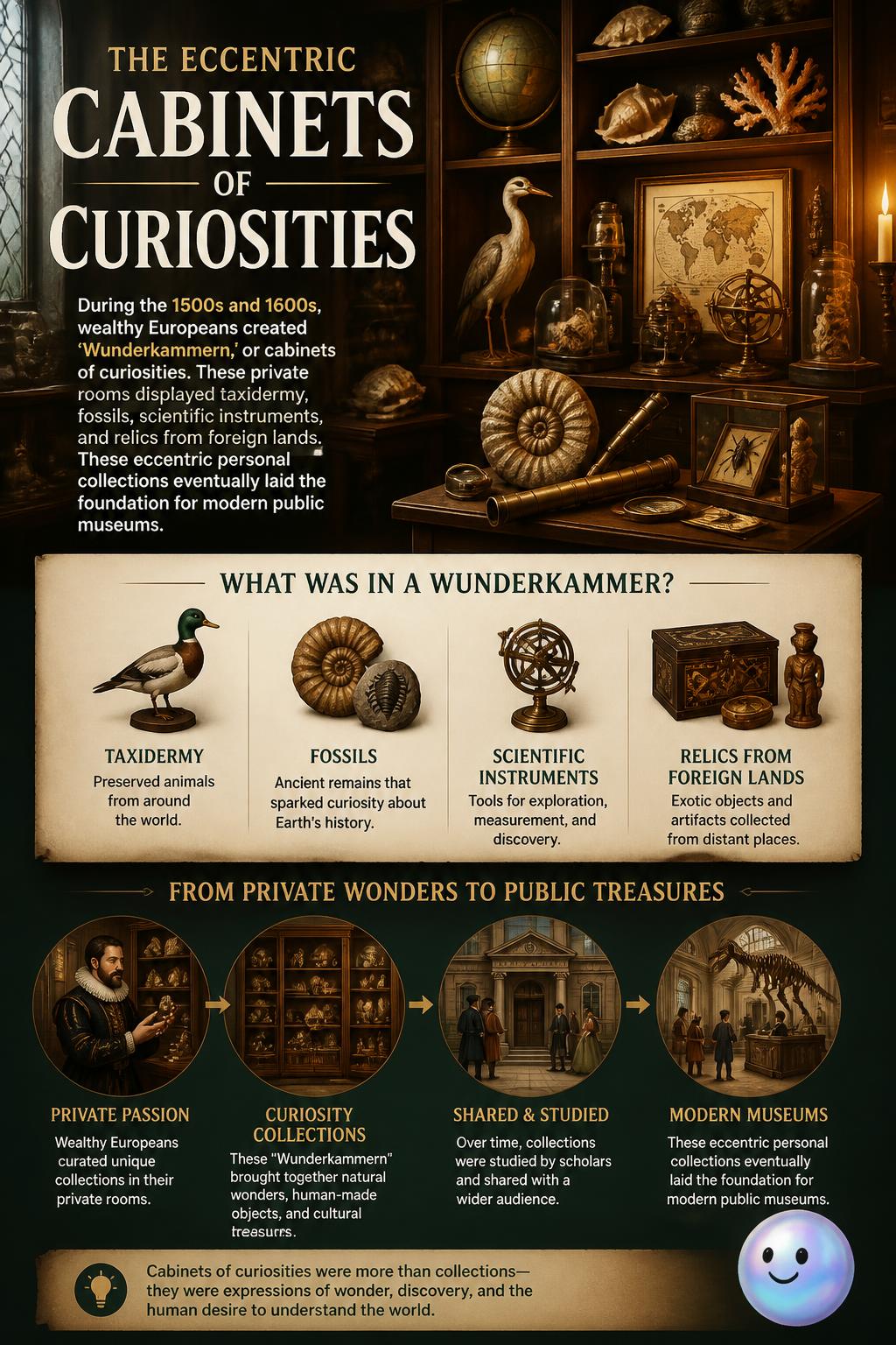 The eccentric cabinets of curiosities