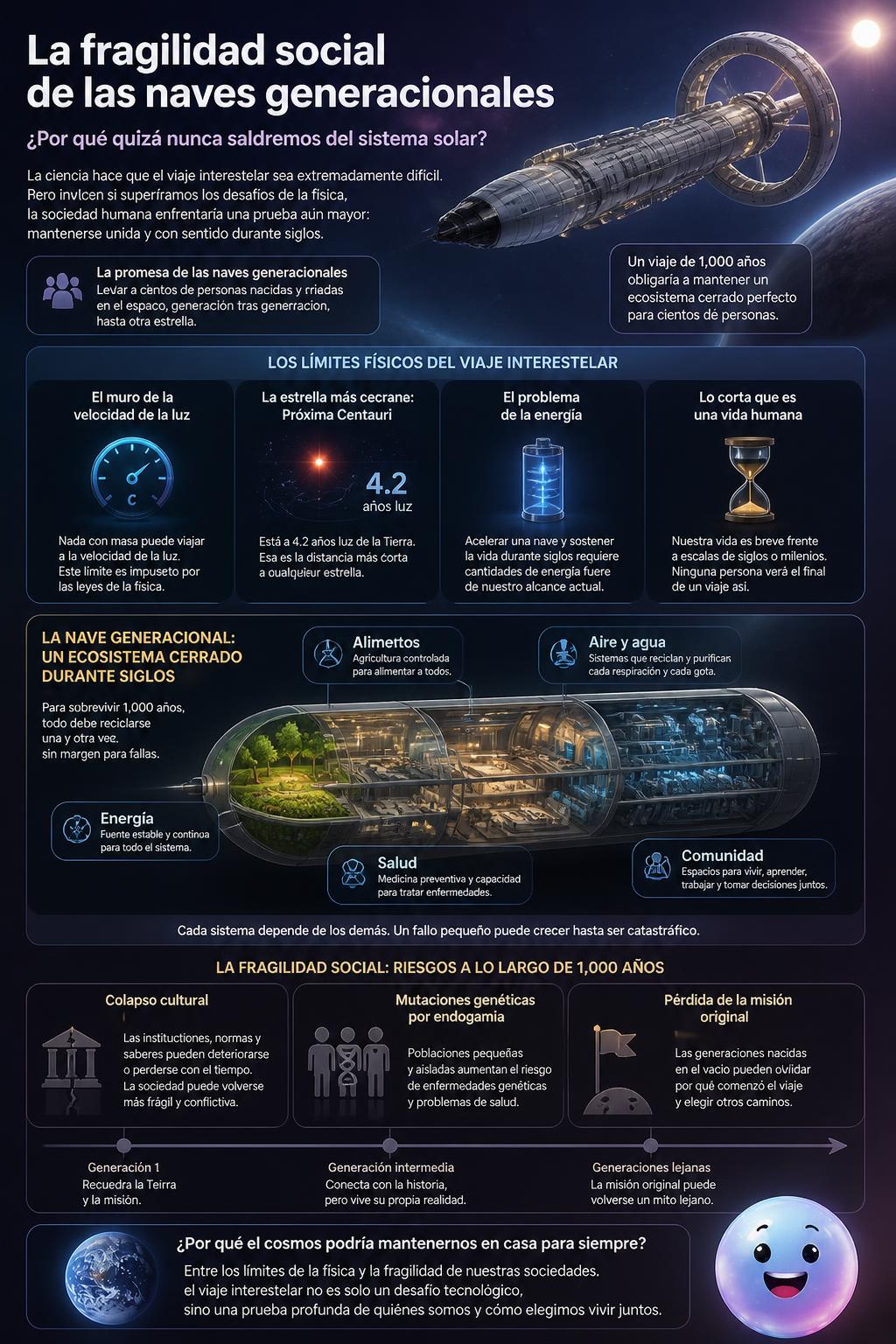 La fragilidad social de las naves generacionales