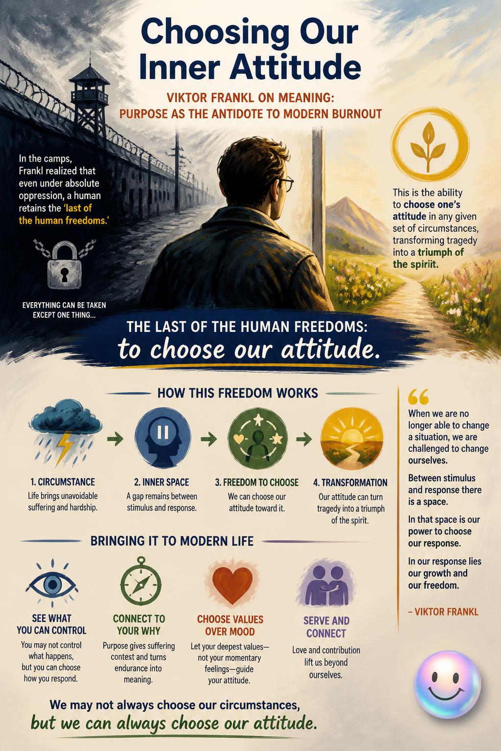 Choosing our inner attitude