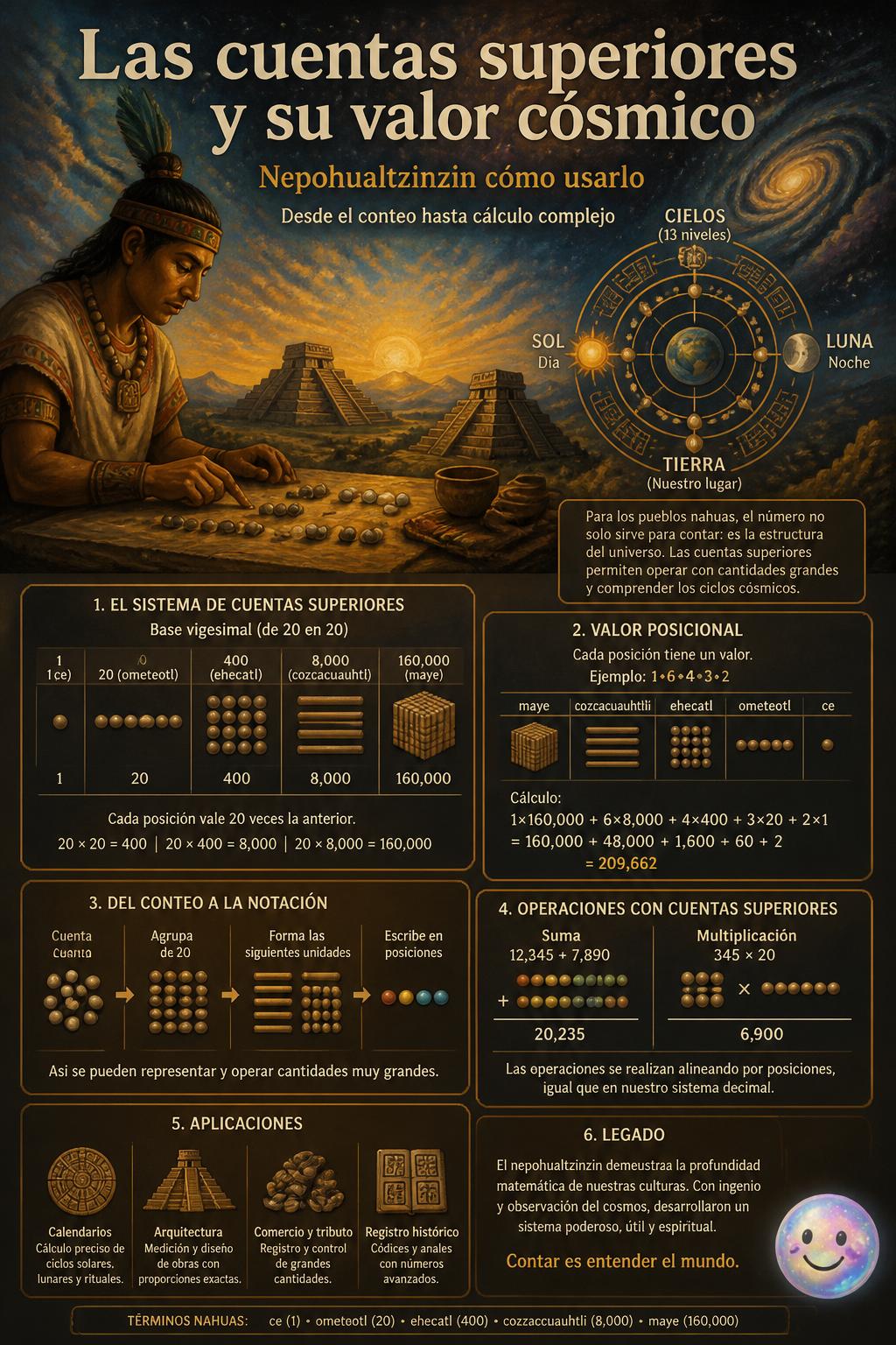 Las cuentas superiores y su valor cósmico