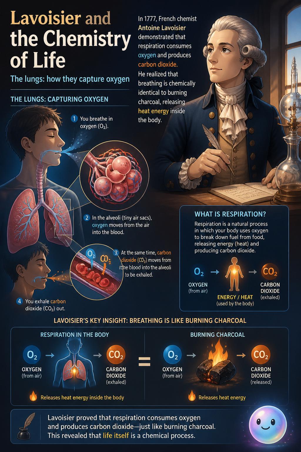 Lavoisier and the chemistry of life