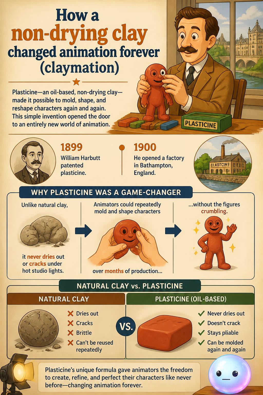 How a non-drying clay changed animation forever
