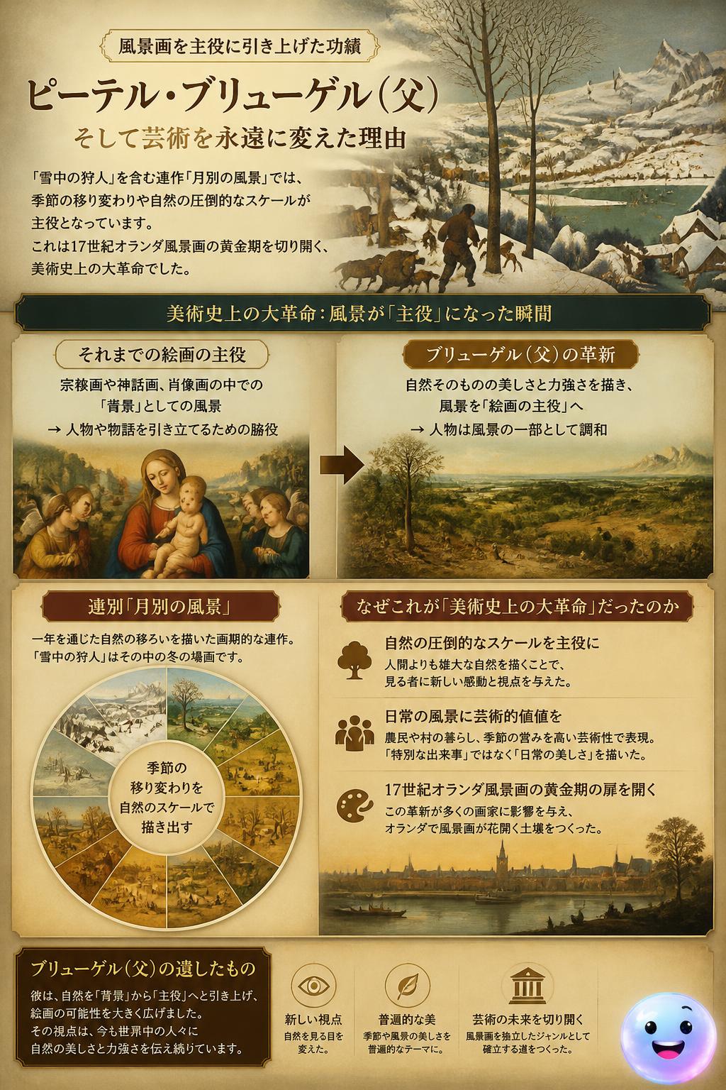風景画を主役に引き上げた功績