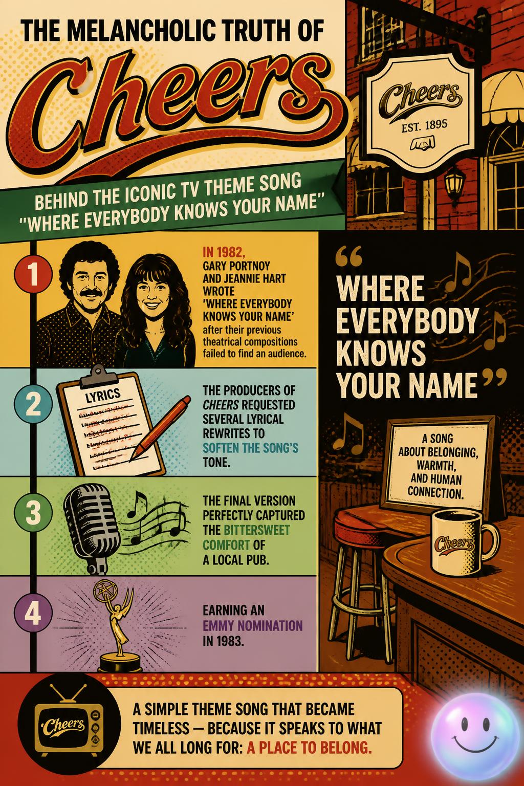 The melancholic truth of the Cheers theme