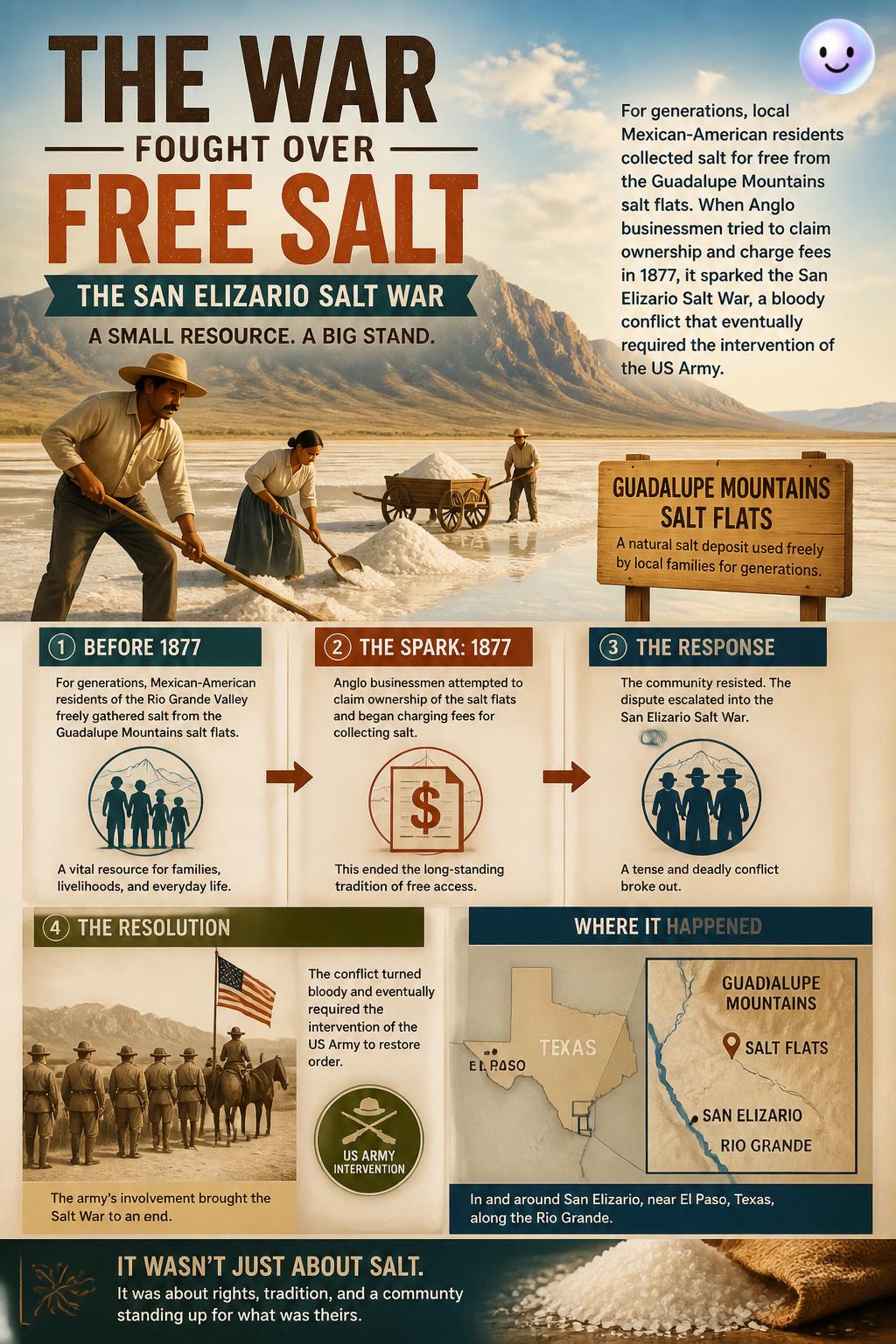 The war fought over free salt