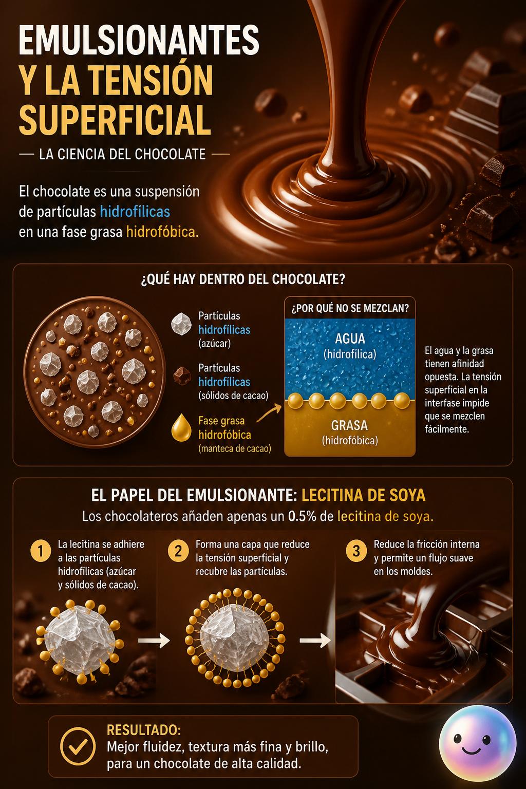 Emulsionantes y la tensión superficial