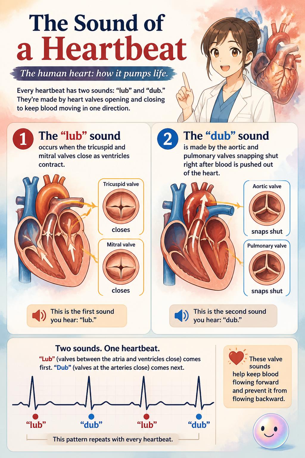 The sound of a heartbeat