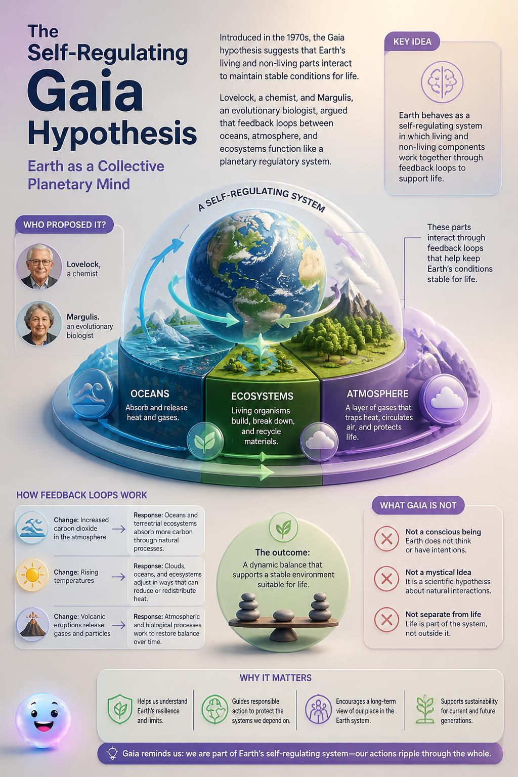 The self-regulating Gaia hypothesis