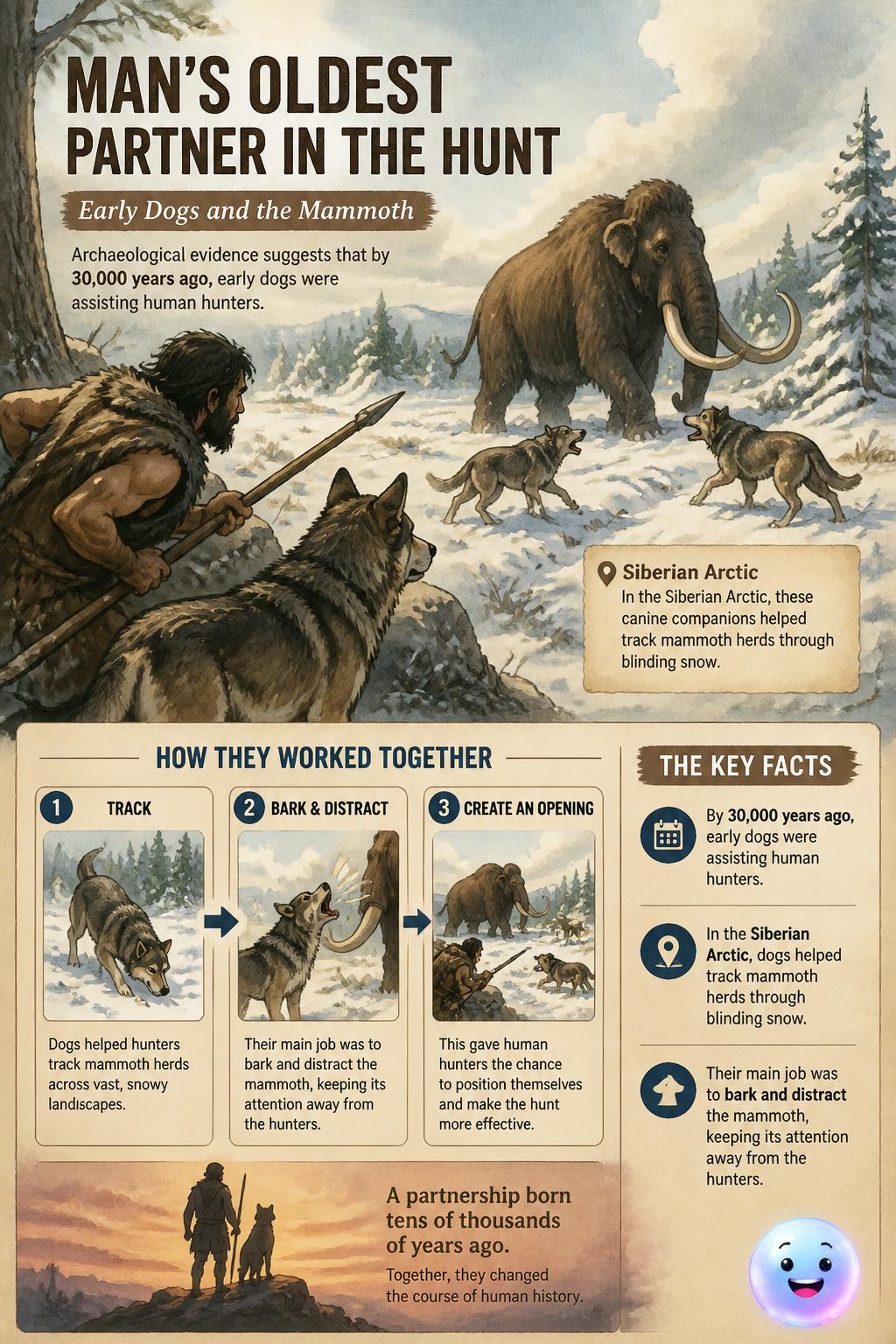 Man's oldest partner in the hunt