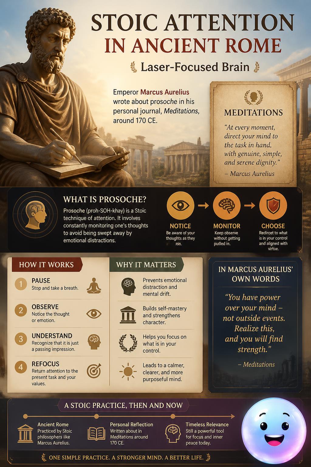Stoic attention in ancient Rome