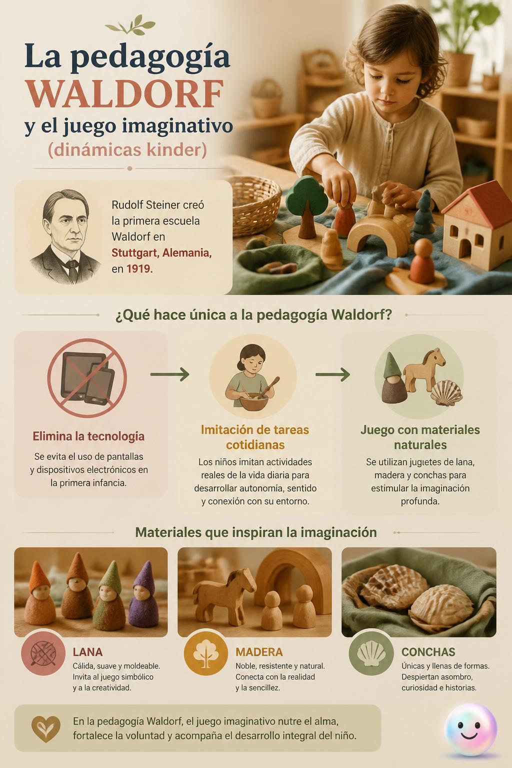 La pedagogía Waldorf y el juego imaginativo