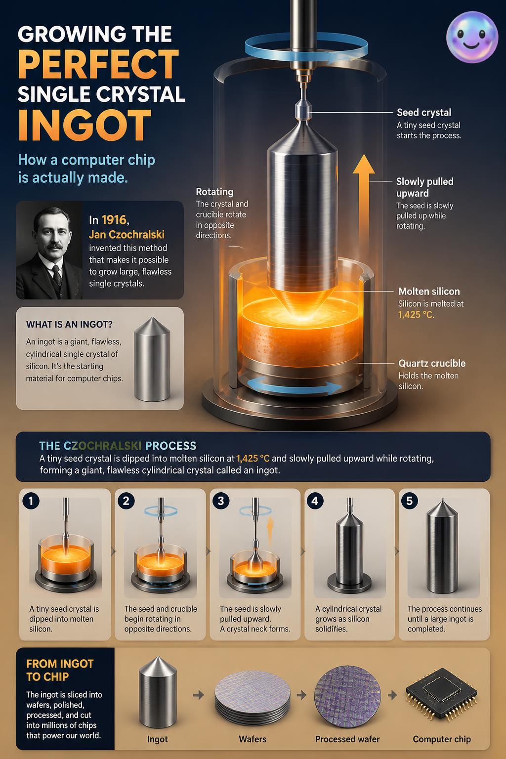 Growing the perfect single crystal ingot