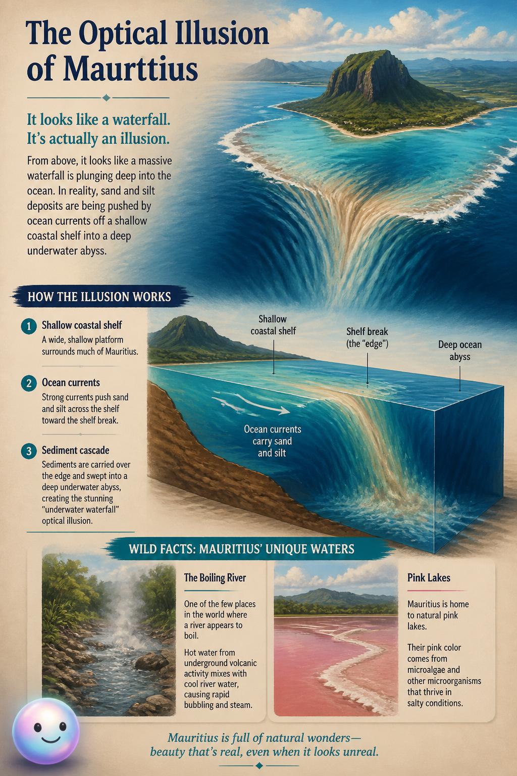 The optical illusion of Mauritius