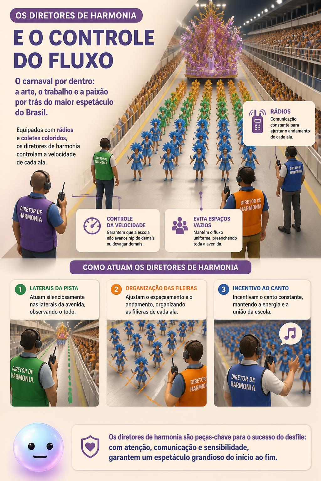 Os diretores de harmonia e o controle do fluxo
