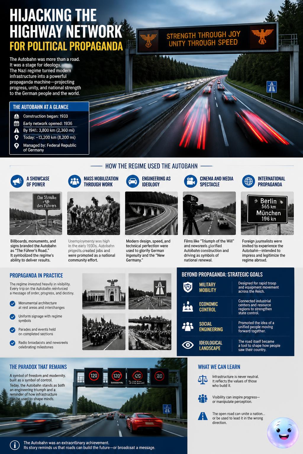 Hijacking the highway network for political propaganda