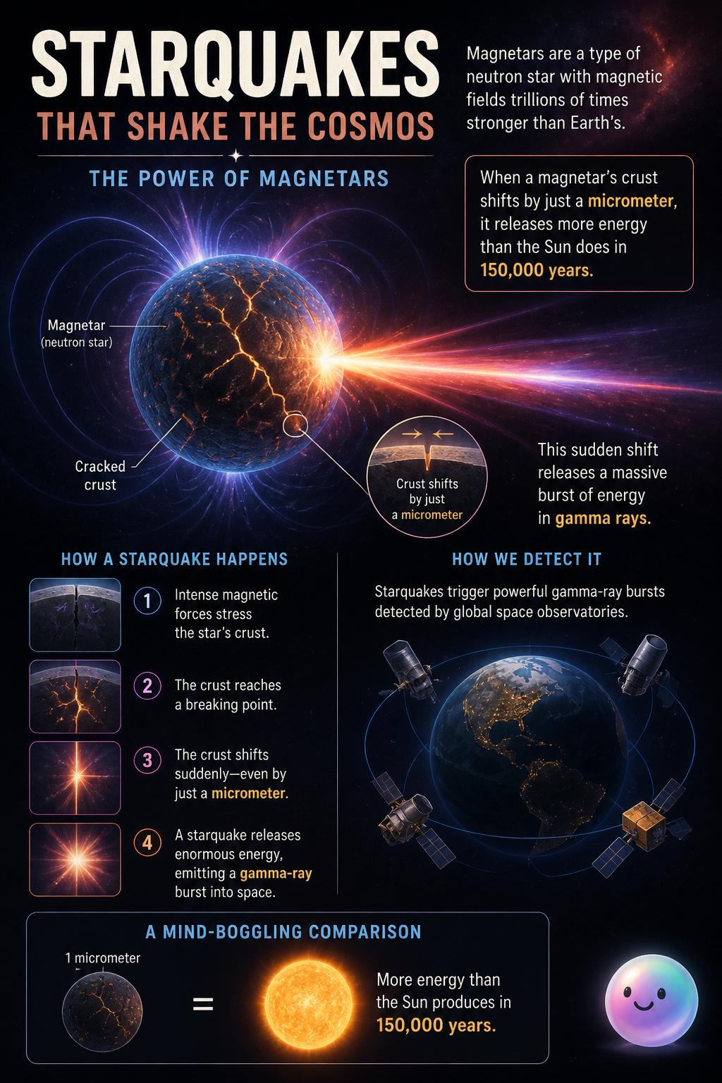 Starquakes that shake the cosmos