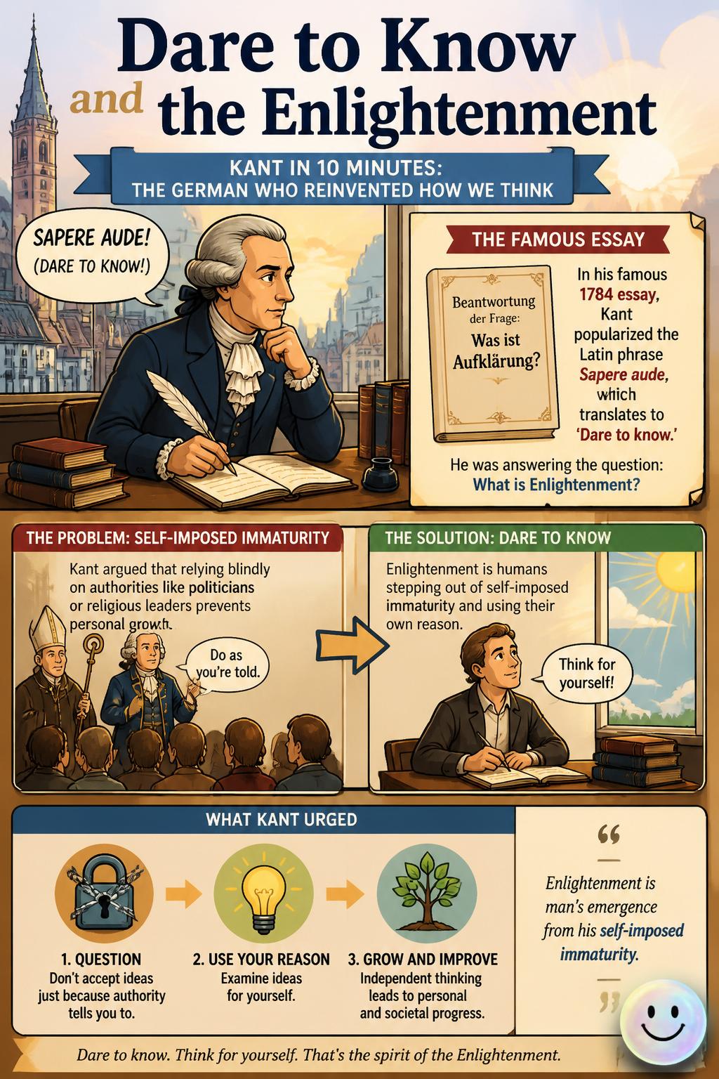 Dare to know and the Enlightenment