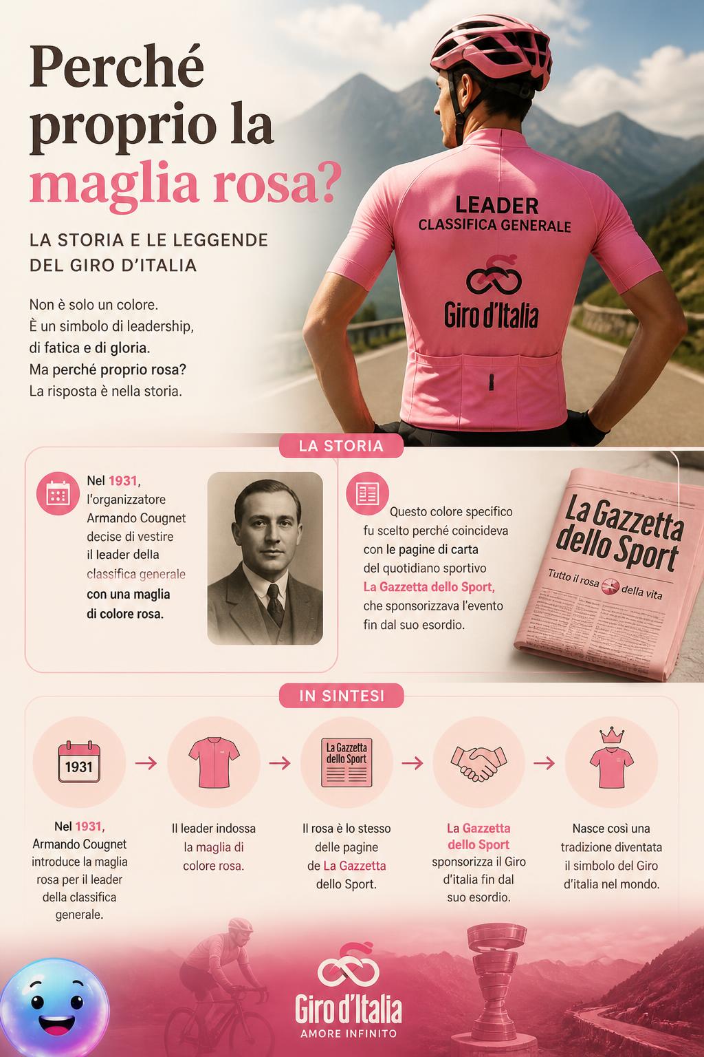 Perché proprio la maglia rosa?