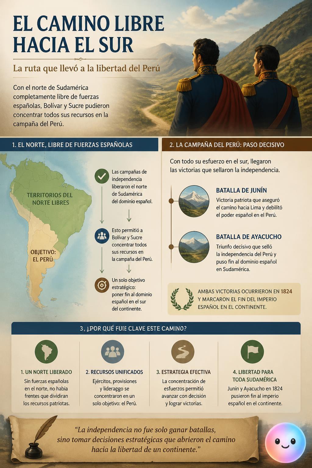 El camino libre hacia el sur