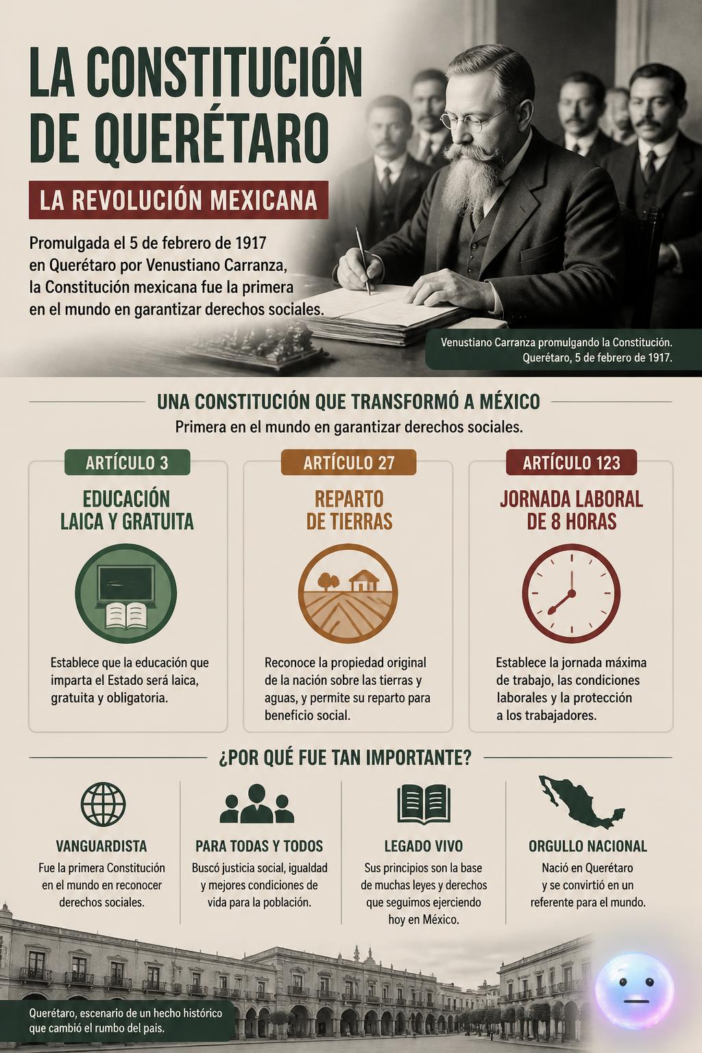 Constitución de Querétaro de 1917: Infografía