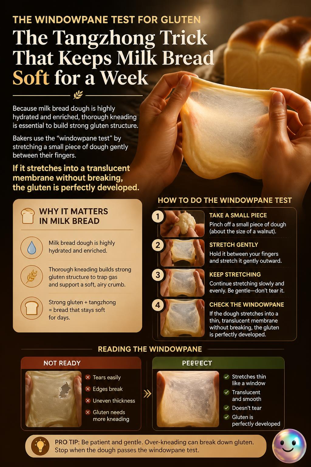 The windowpane test for gluten
