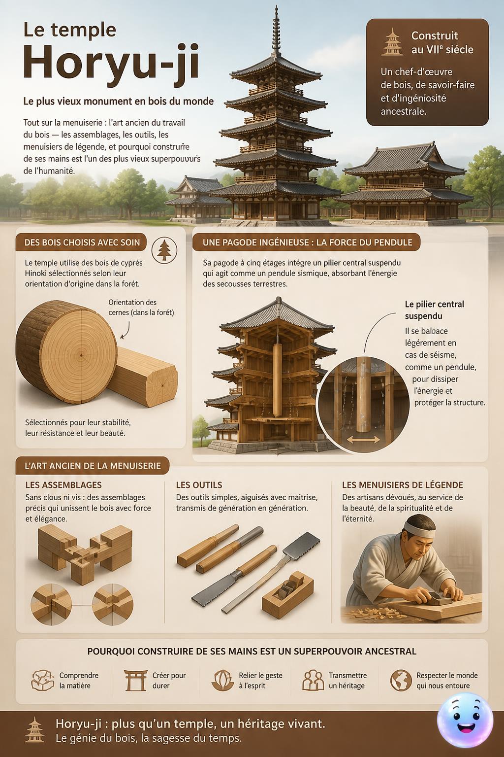 Le temple Horyu-ji, le plus vieux monument en bois du monde