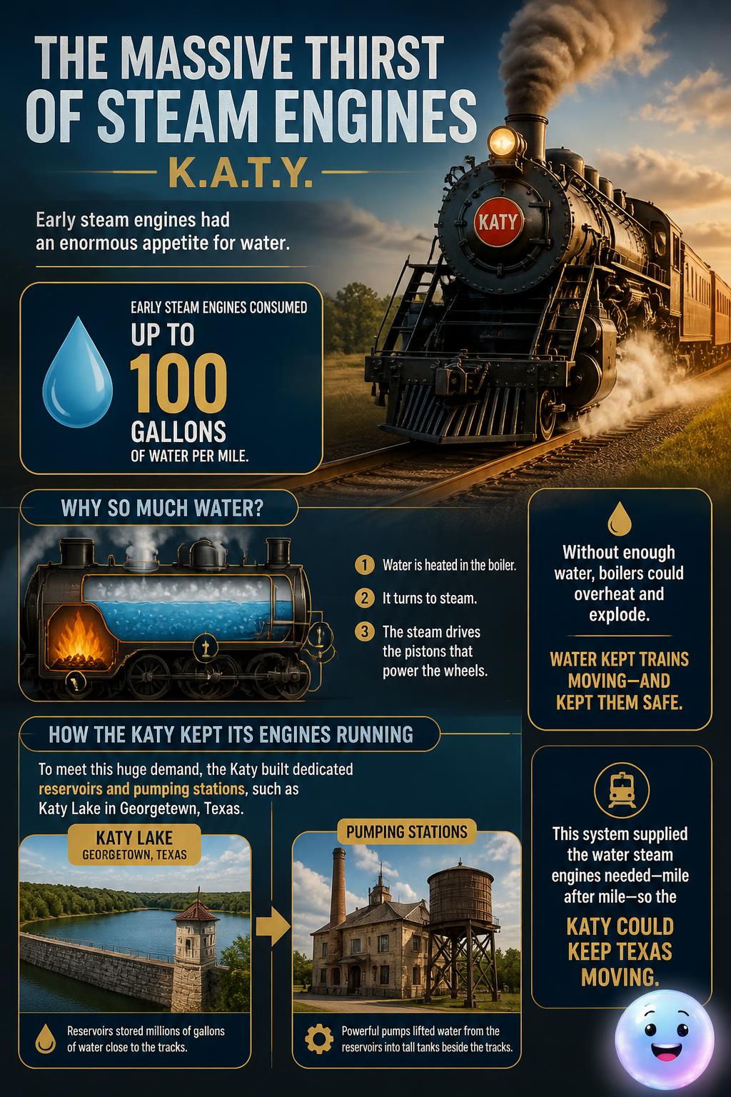 The massive thirst of steam engines