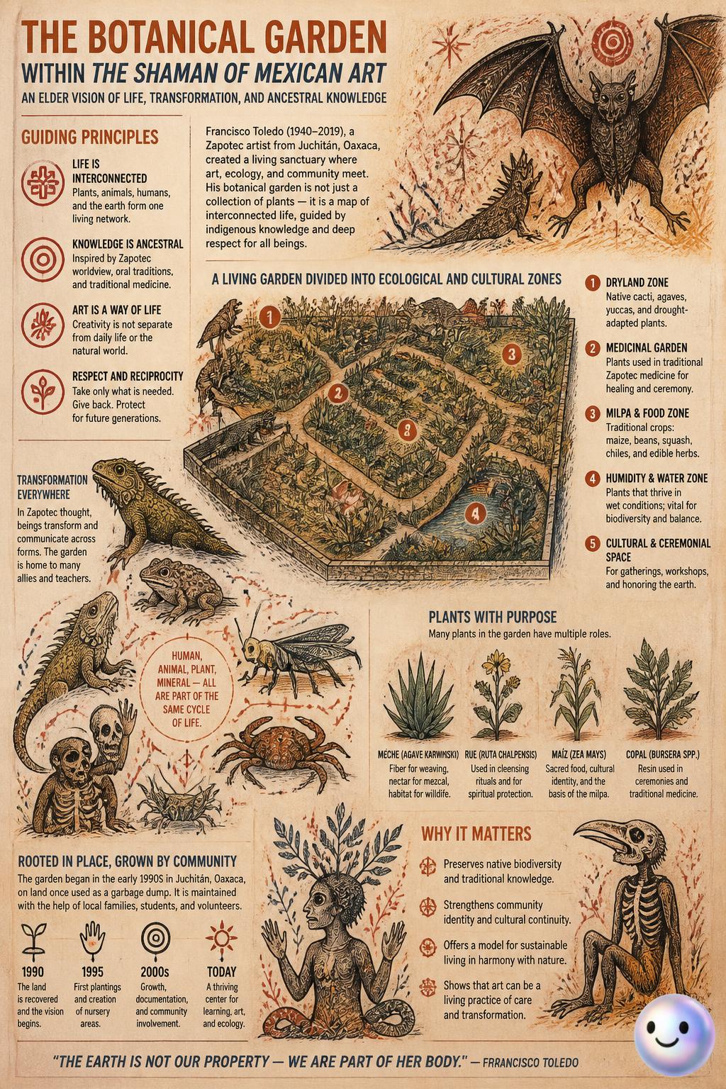 The design of the botanical garden