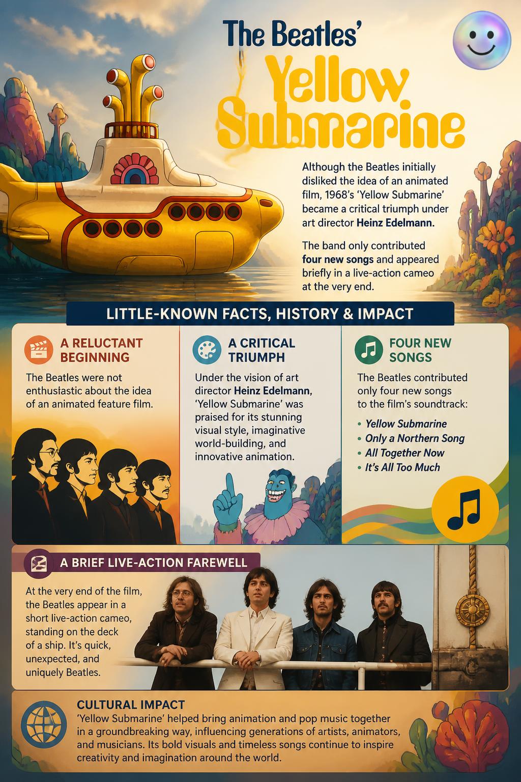 The hand-drawn fantasy of Yellow Submarine
