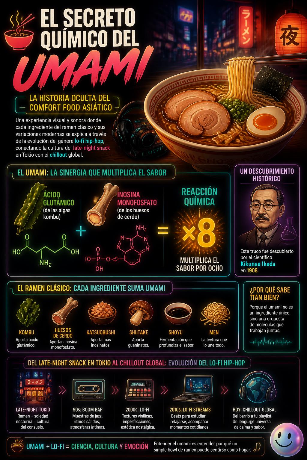 El secreto químico del umami
