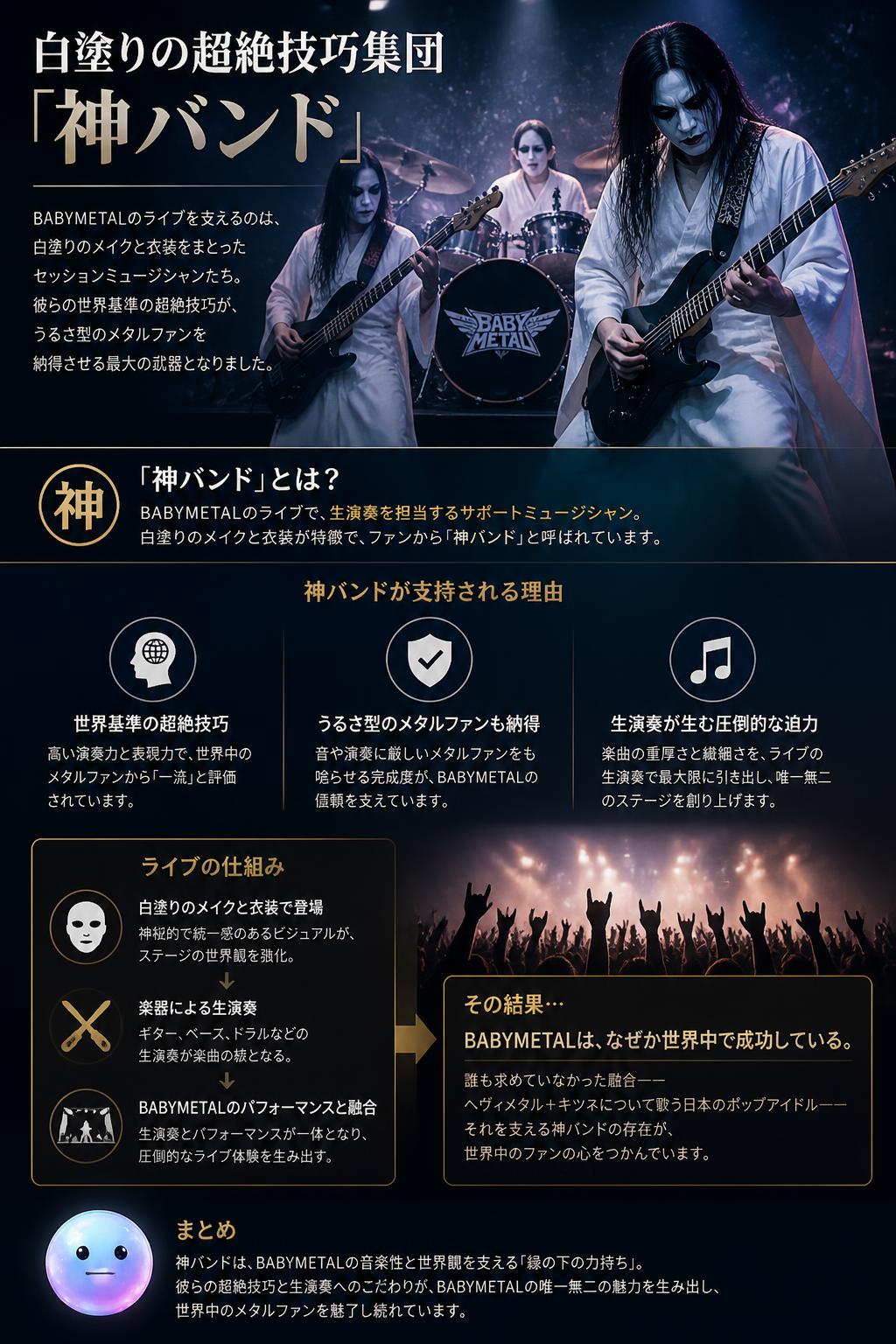 白塗りの超絶技巧集団「神バンド」