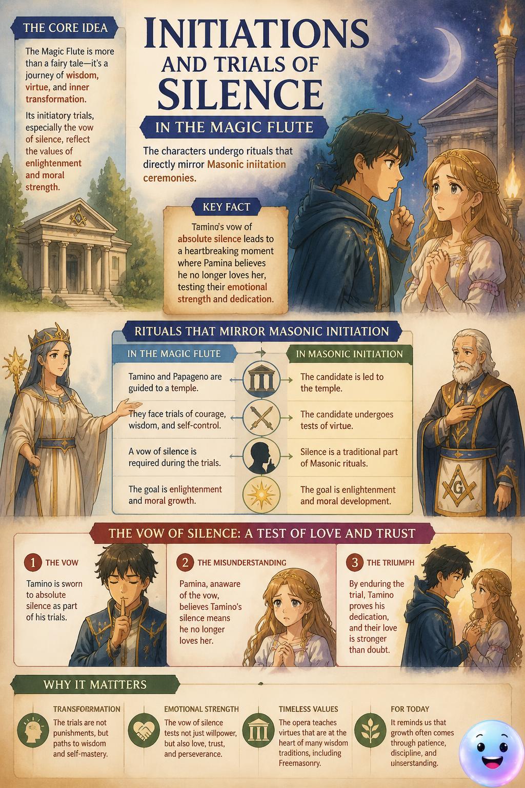 Initiations and trials of silence