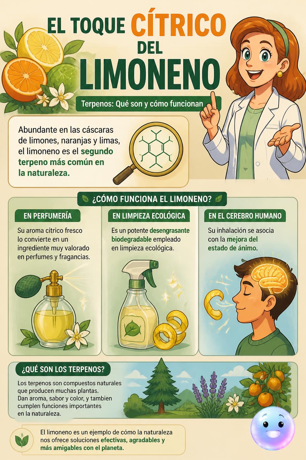 El toque cítrico del limoneno