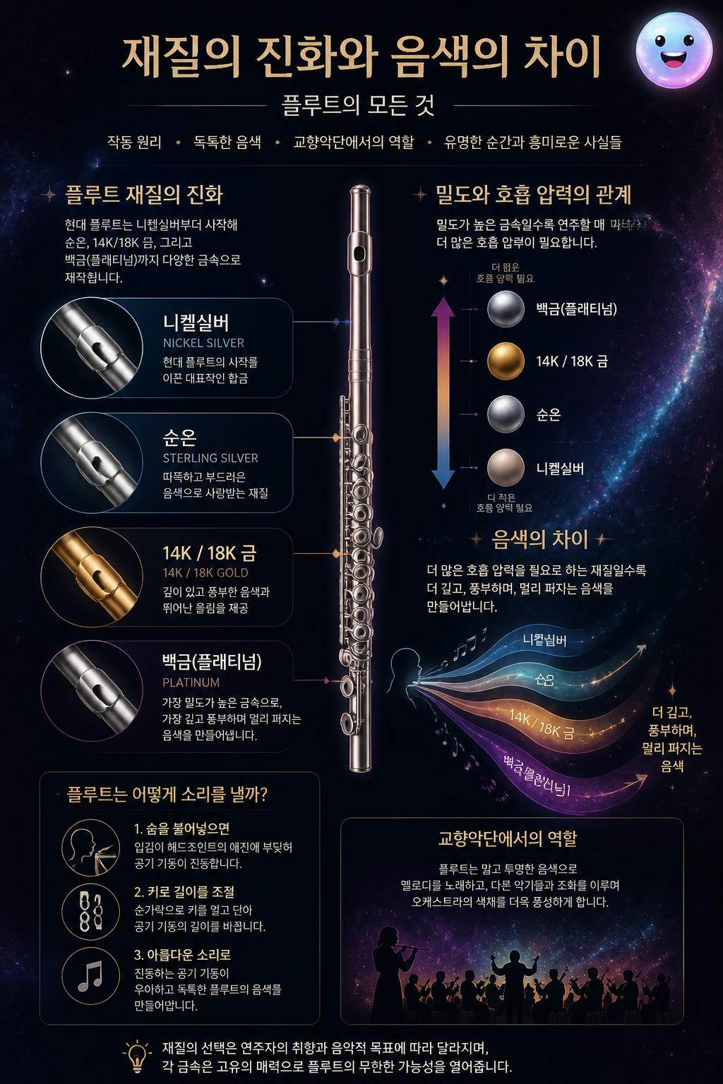 재질의 진화와 음색의 차이