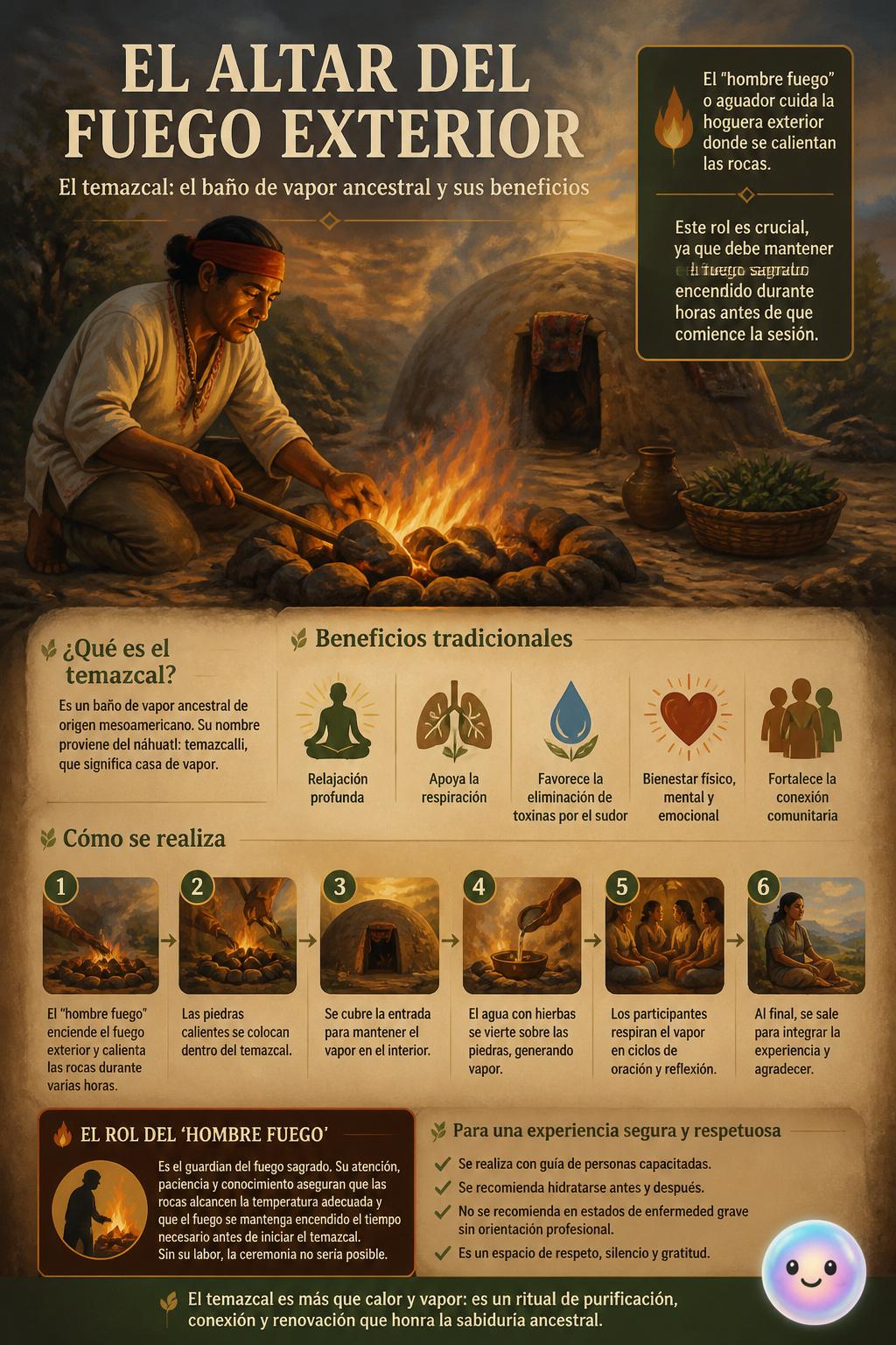 El altar del fuego exterior