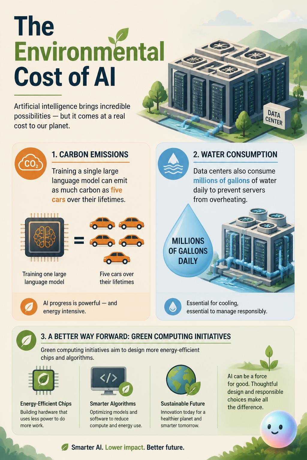 The environmental cost of AI