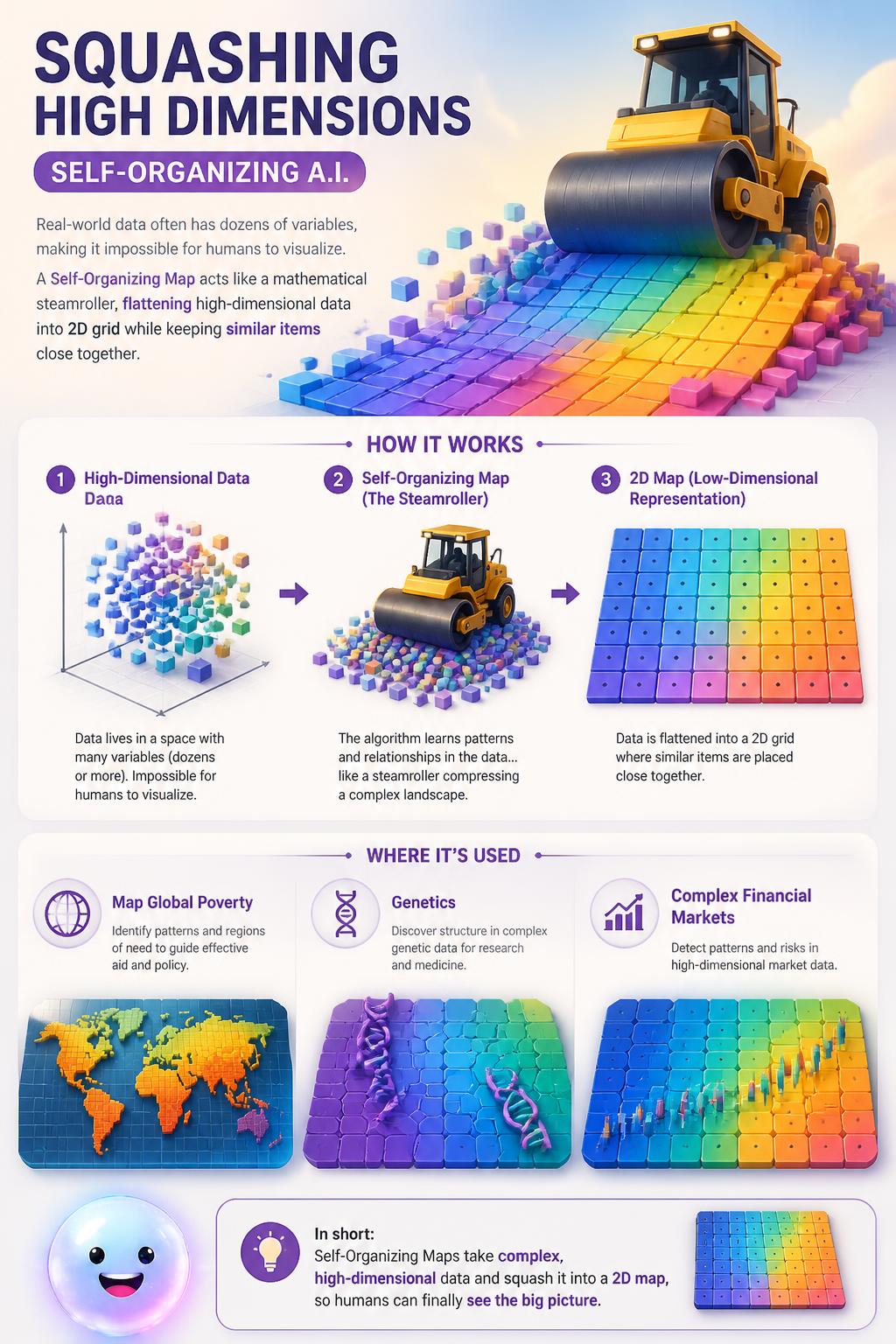 Squashing high dimensions