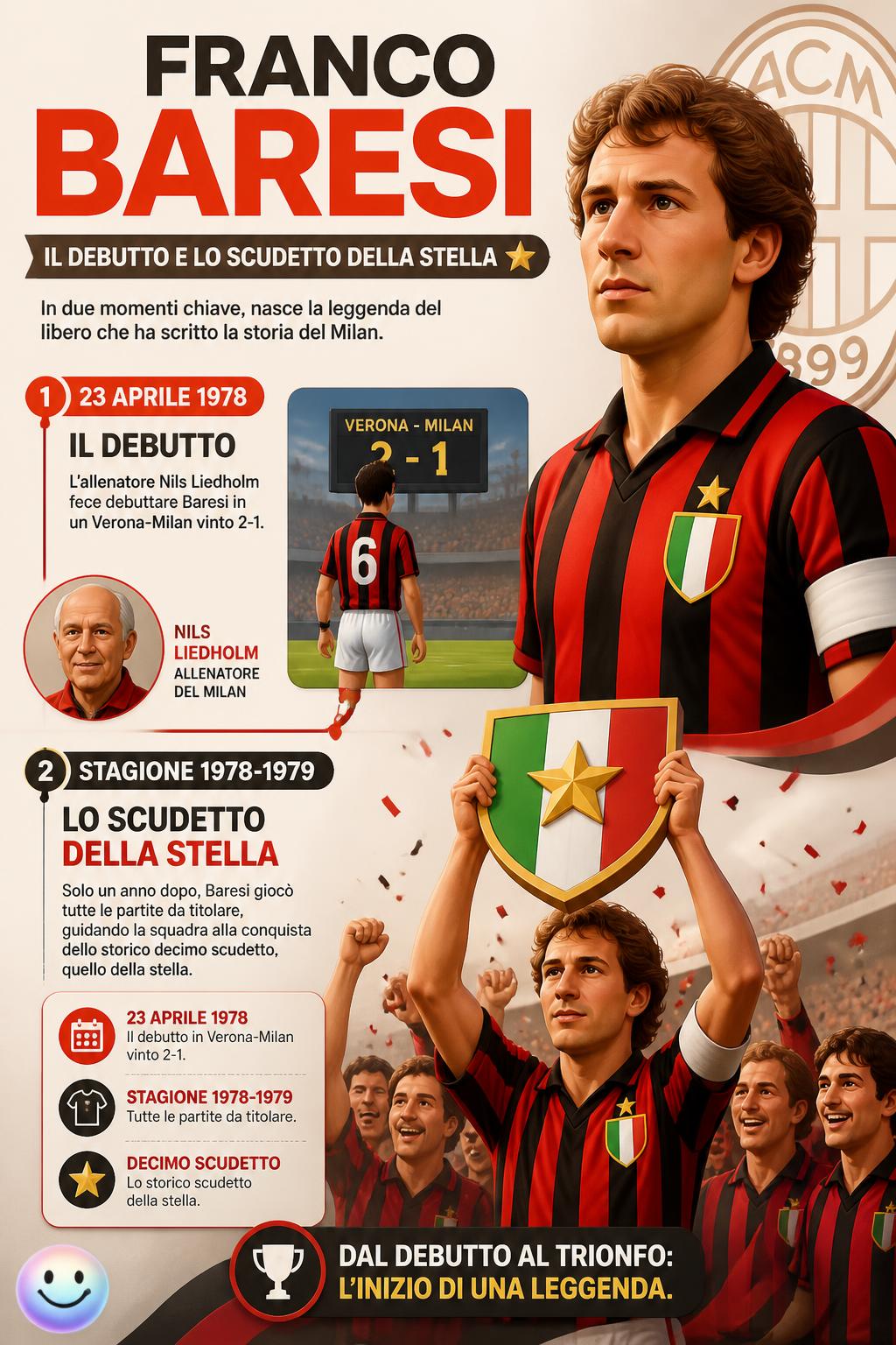 Il debutto e lo scudetto della stella