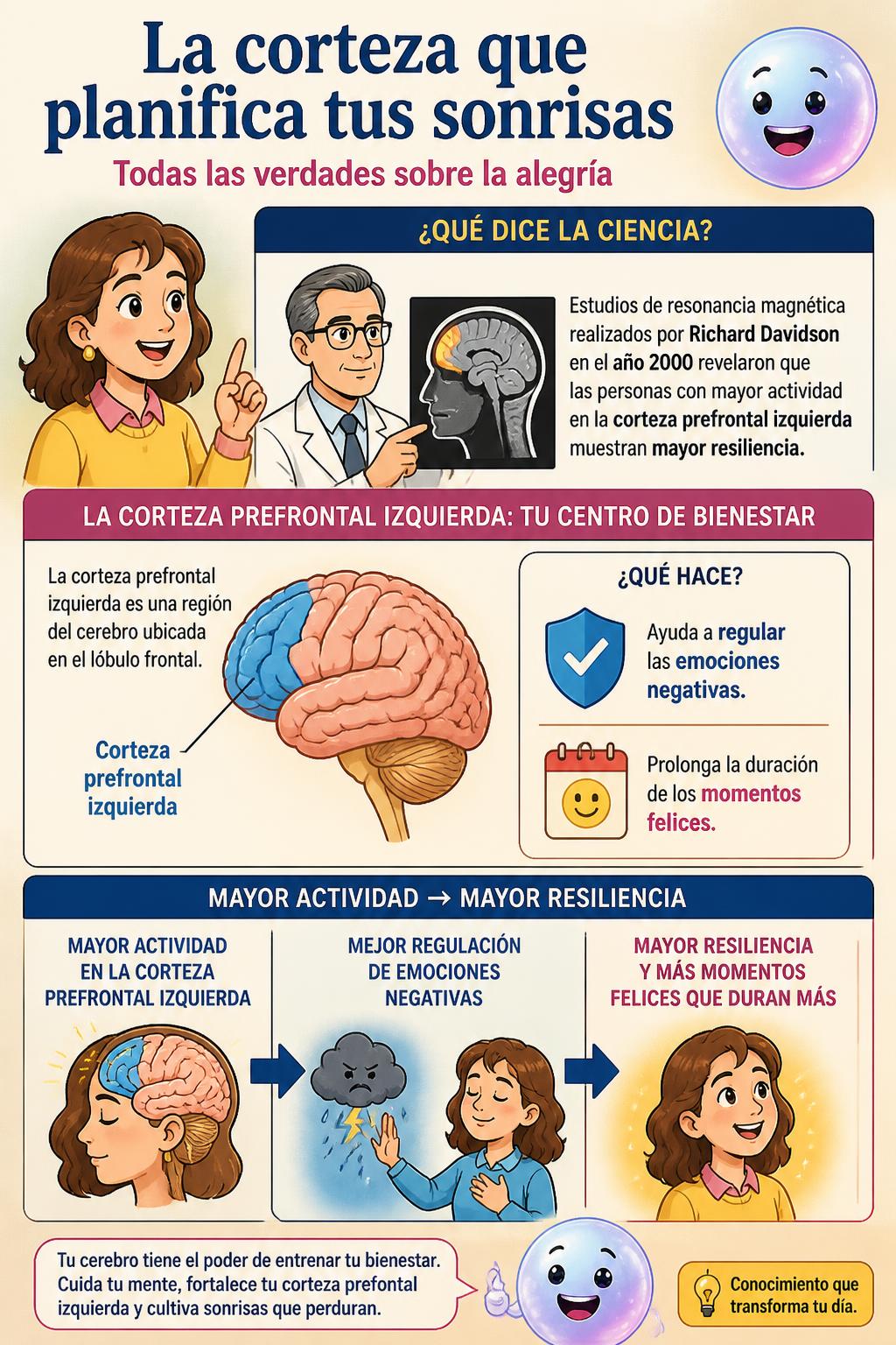 La corteza que planifica tus sonrisas