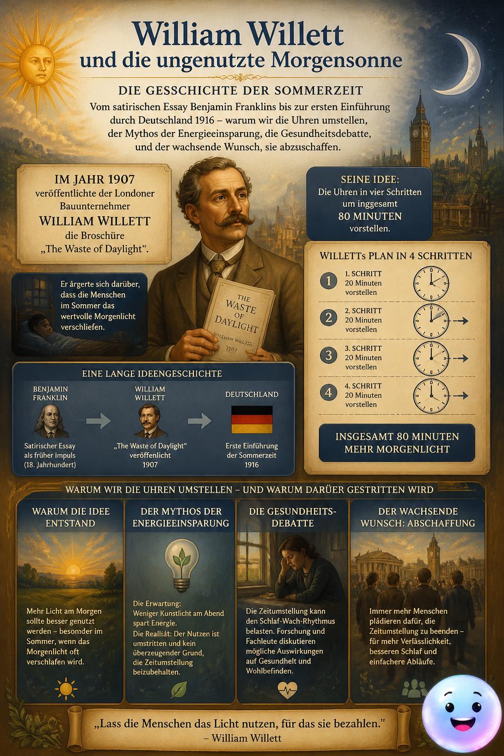 William Willett und die ungenutzte Morgensonne