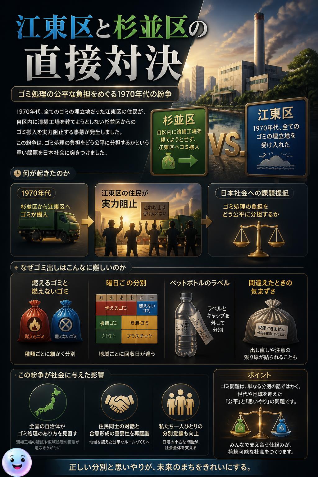 江東区と杉並区の直接対決