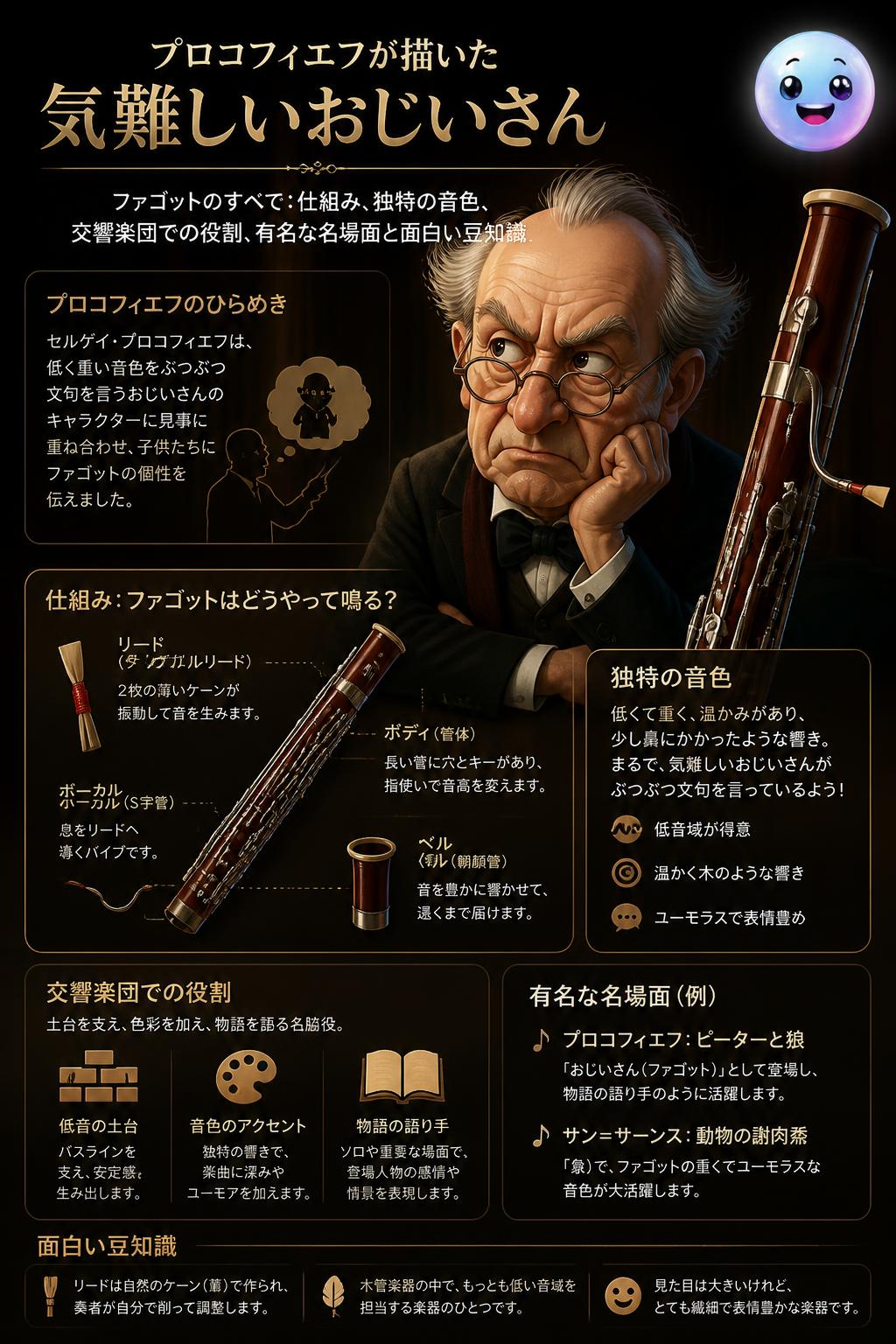 プロコフィエフが描いた気難しいおじいさん